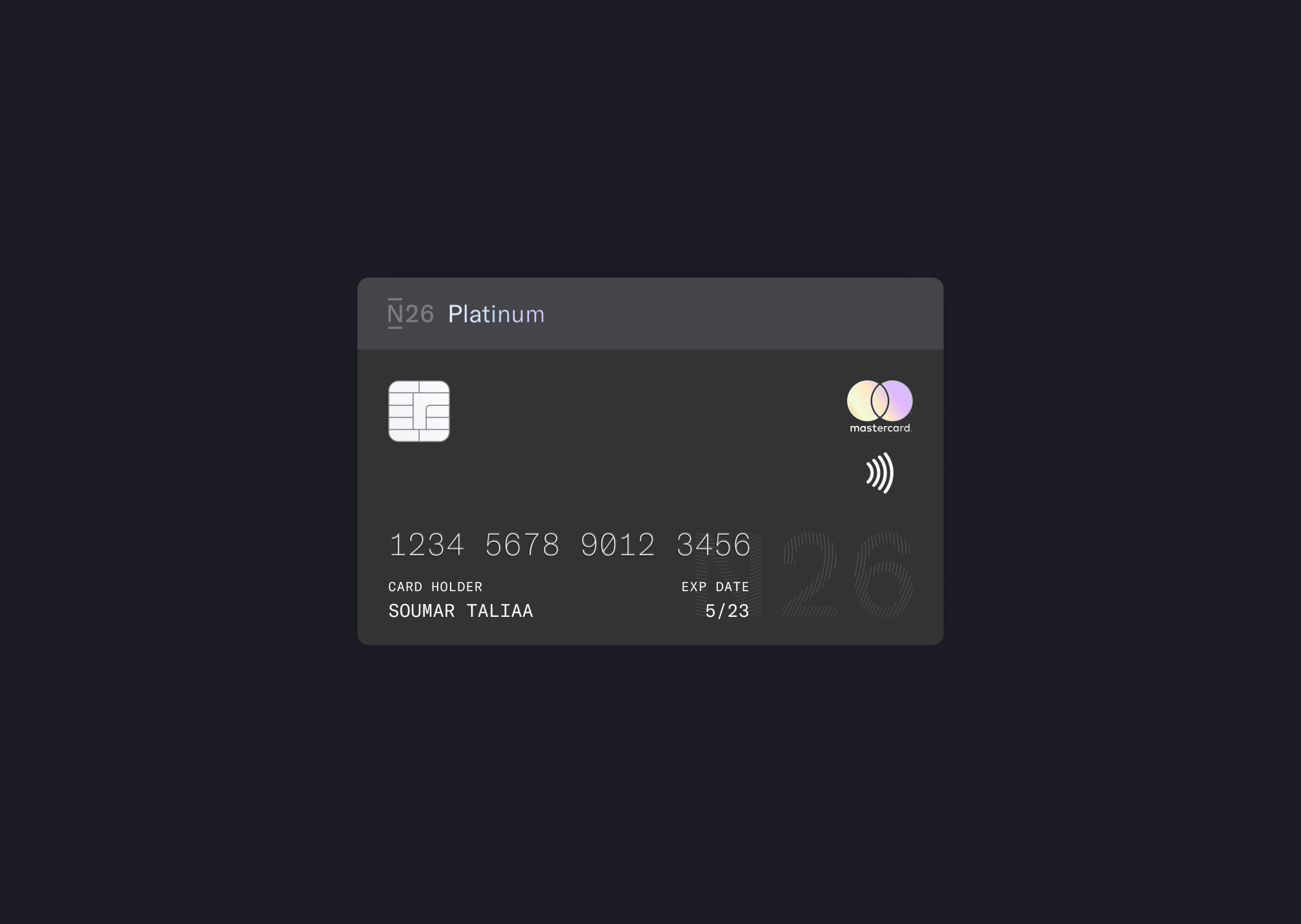 N26 Platinum card