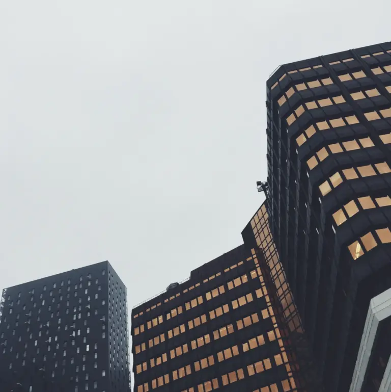 Architecture shot on a cold day